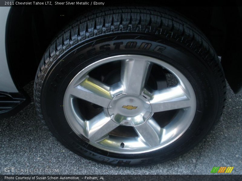 Sheer Silver Metallic / Ebony 2011 Chevrolet Tahoe LTZ