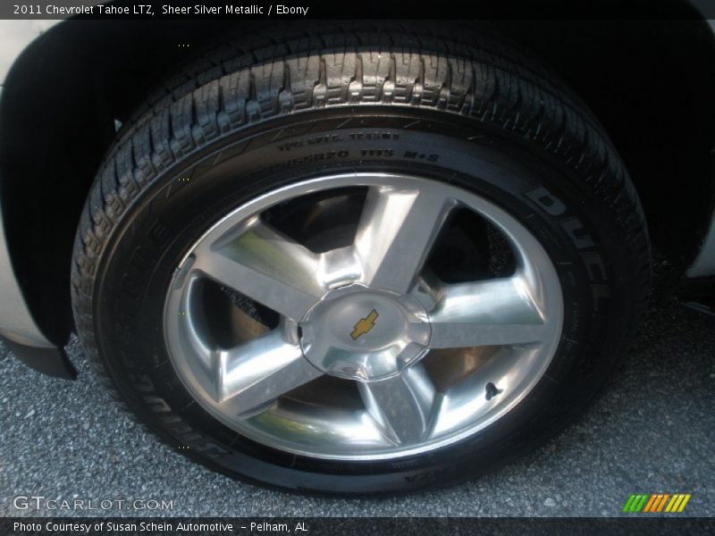 Sheer Silver Metallic / Ebony 2011 Chevrolet Tahoe LTZ