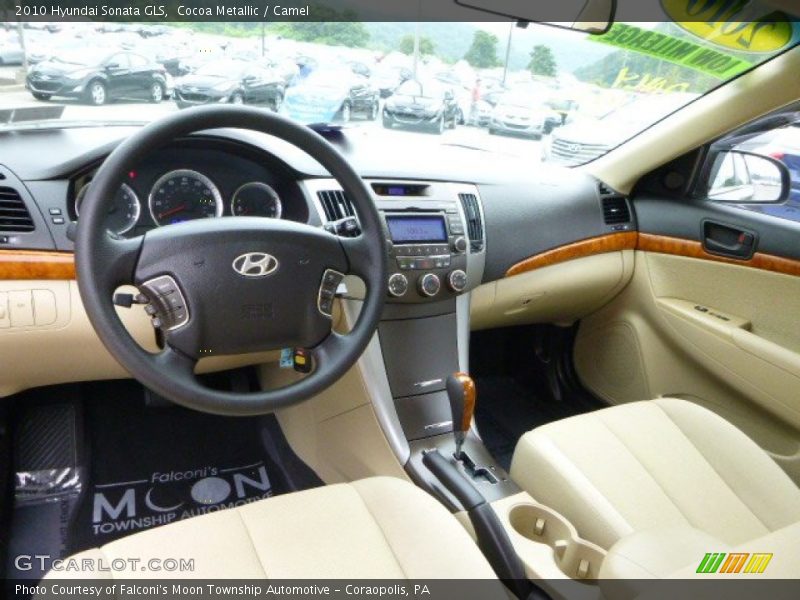 Cocoa Metallic / Camel 2010 Hyundai Sonata GLS