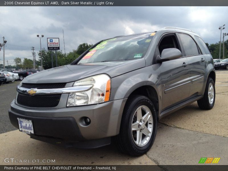 Dark Silver Metallic / Light Gray 2006 Chevrolet Equinox LT AWD