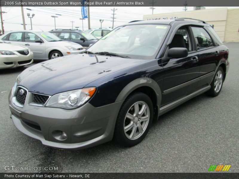 Regal Blue Pearl / Anthracite Black 2006 Subaru Impreza Outback Sport Wagon