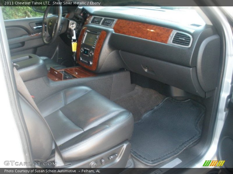Sheer Silver Metallic / Ebony 2011 Chevrolet Tahoe LTZ