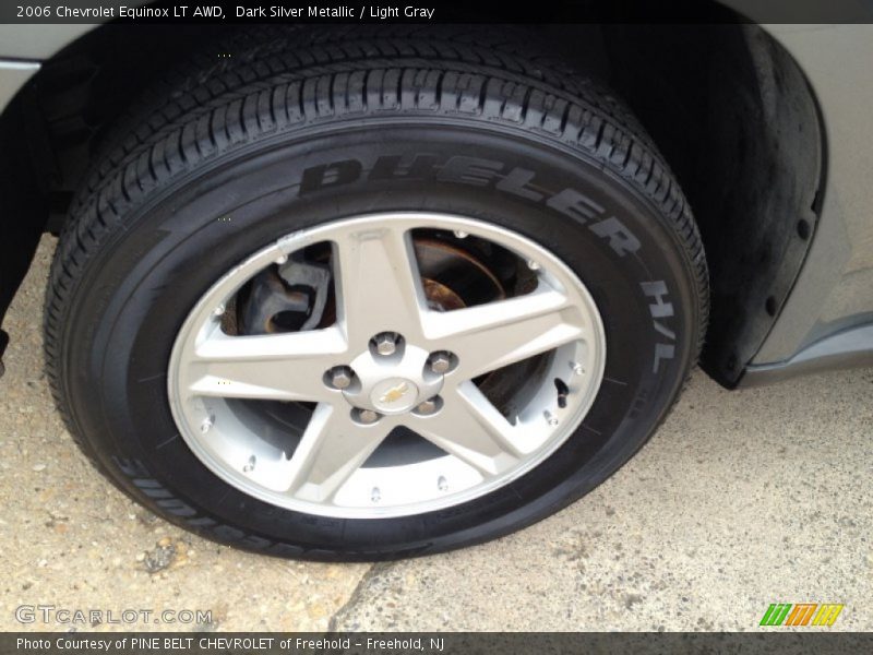 Dark Silver Metallic / Light Gray 2006 Chevrolet Equinox LT AWD