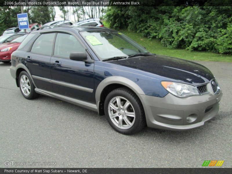 Regal Blue Pearl / Anthracite Black 2006 Subaru Impreza Outback Sport Wagon