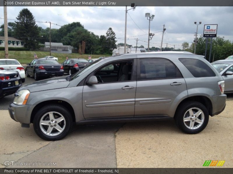 Dark Silver Metallic / Light Gray 2006 Chevrolet Equinox LT AWD