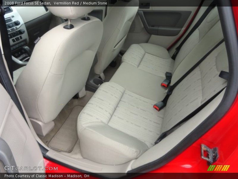 Vermillion Red / Medium Stone 2008 Ford Focus SE Sedan