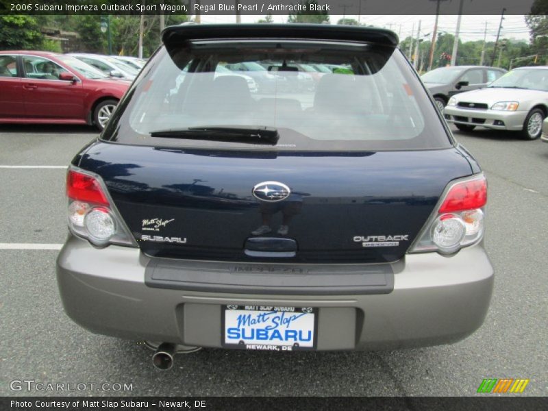 Regal Blue Pearl / Anthracite Black 2006 Subaru Impreza Outback Sport Wagon