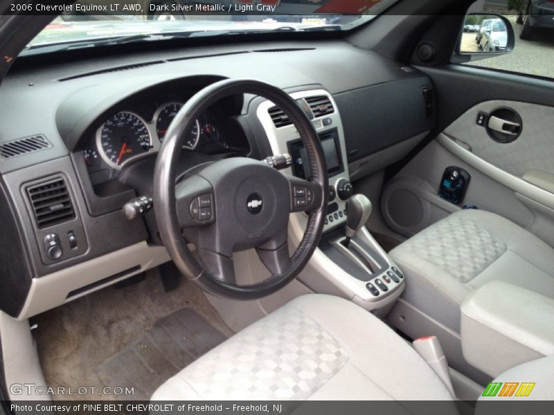Dark Silver Metallic / Light Gray 2006 Chevrolet Equinox LT AWD