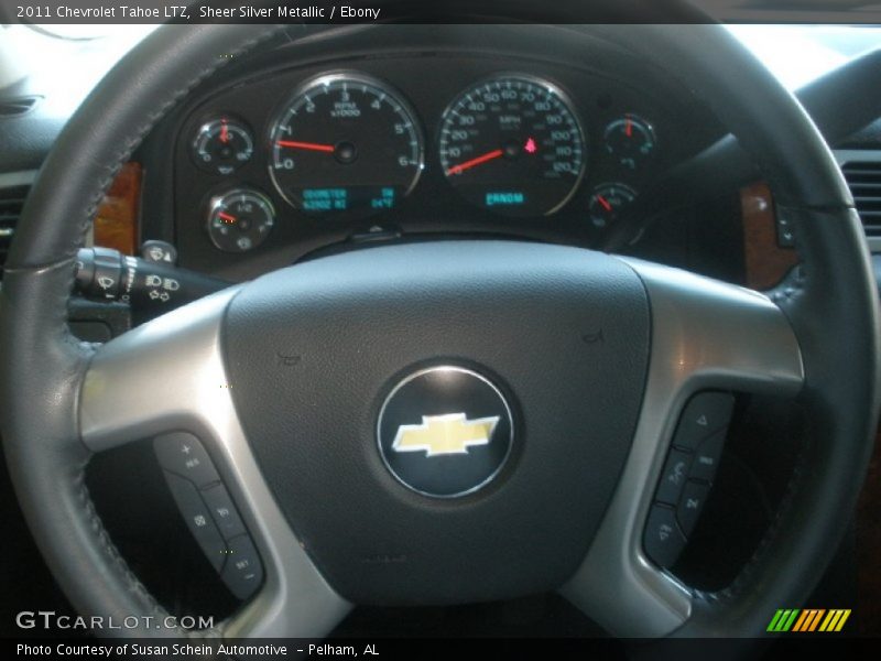 Sheer Silver Metallic / Ebony 2011 Chevrolet Tahoe LTZ