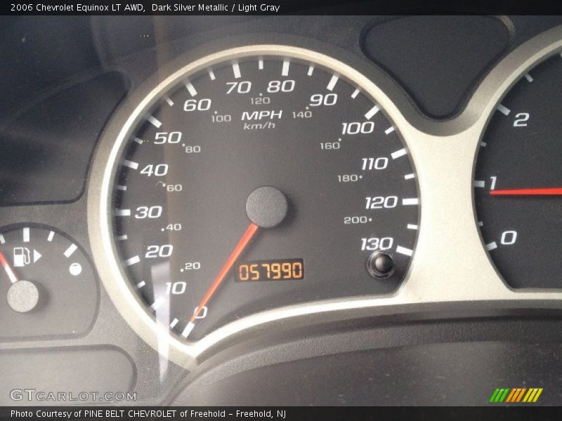 Dark Silver Metallic / Light Gray 2006 Chevrolet Equinox LT AWD