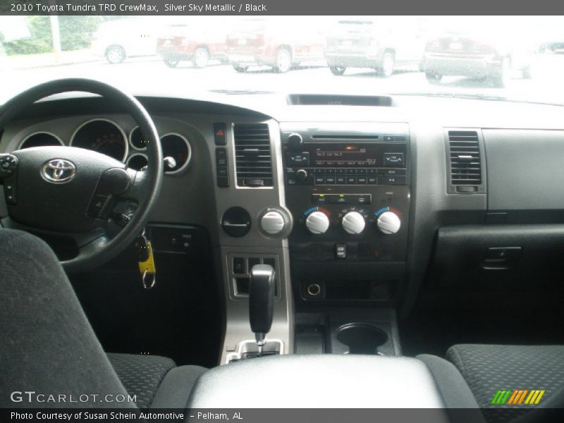 Silver Sky Metallic / Black 2010 Toyota Tundra TRD CrewMax