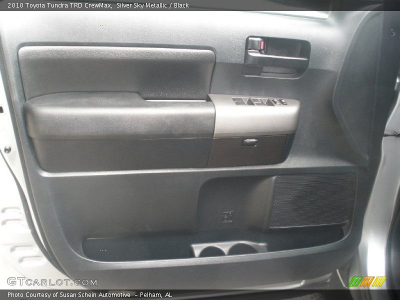 Silver Sky Metallic / Black 2010 Toyota Tundra TRD CrewMax