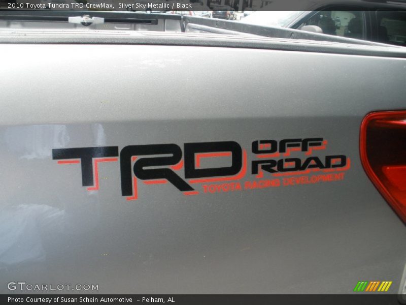 Silver Sky Metallic / Black 2010 Toyota Tundra TRD CrewMax