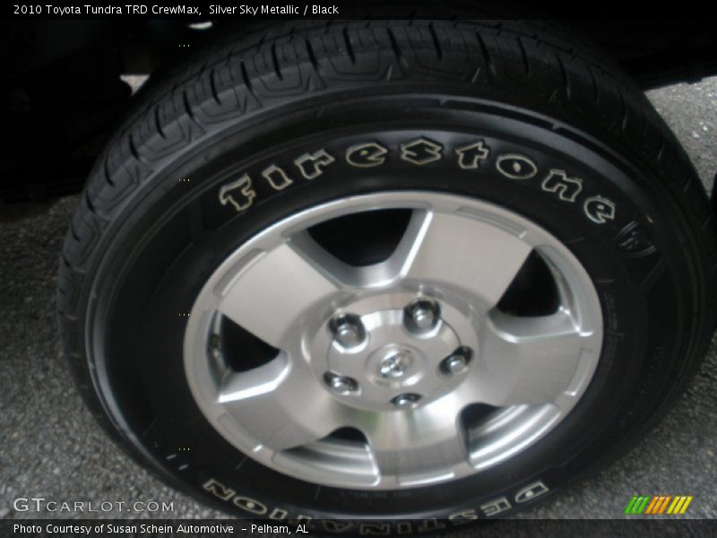 Silver Sky Metallic / Black 2010 Toyota Tundra TRD CrewMax