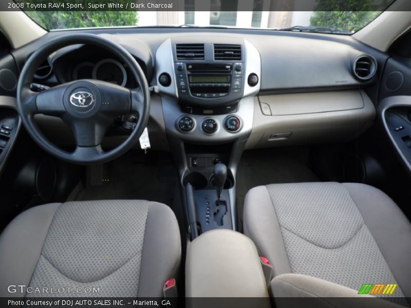 Dashboard of 2008 RAV4 Sport