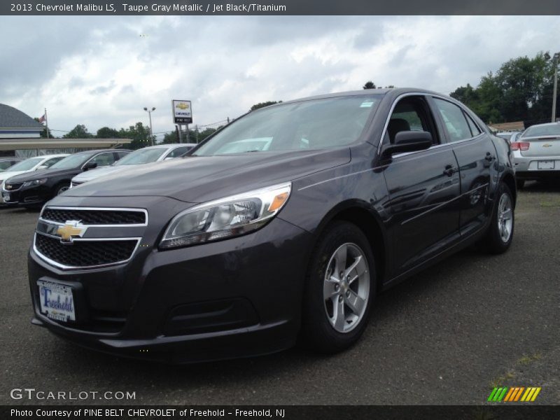Taupe Gray Metallic / Jet Black/Titanium 2013 Chevrolet Malibu LS