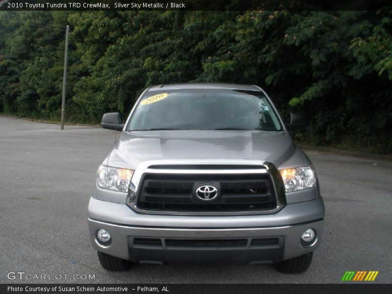Silver Sky Metallic / Black 2010 Toyota Tundra TRD CrewMax