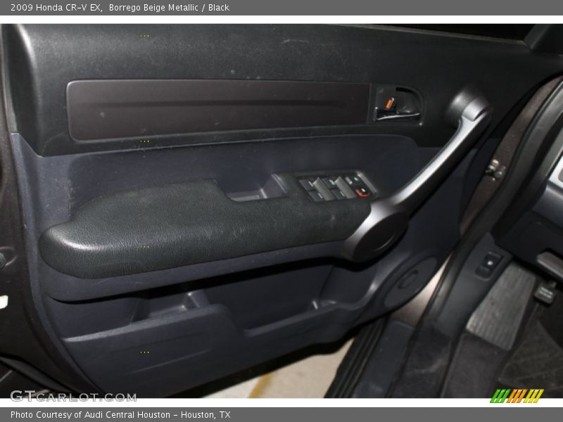 Borrego Beige Metallic / Black 2009 Honda CR-V EX