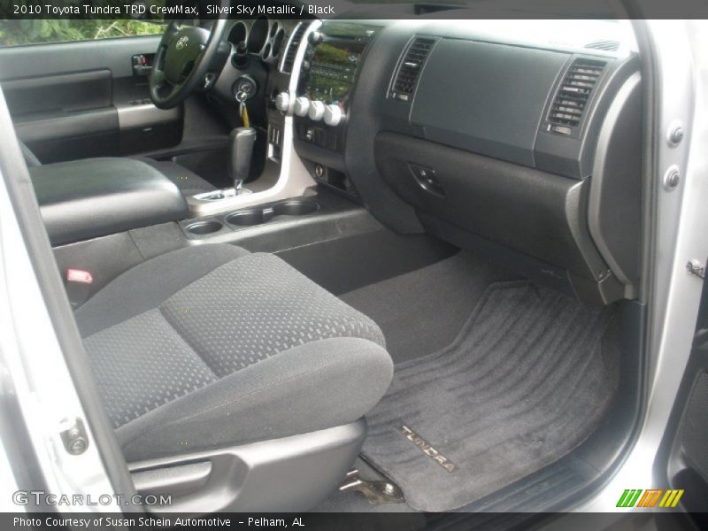 Silver Sky Metallic / Black 2010 Toyota Tundra TRD CrewMax