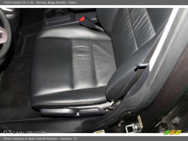 Borrego Beige Metallic / Black 2009 Honda CR-V EX