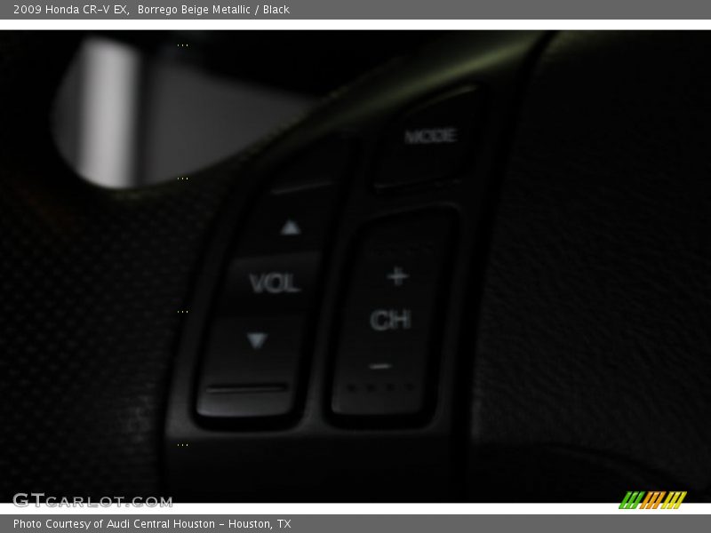 Borrego Beige Metallic / Black 2009 Honda CR-V EX