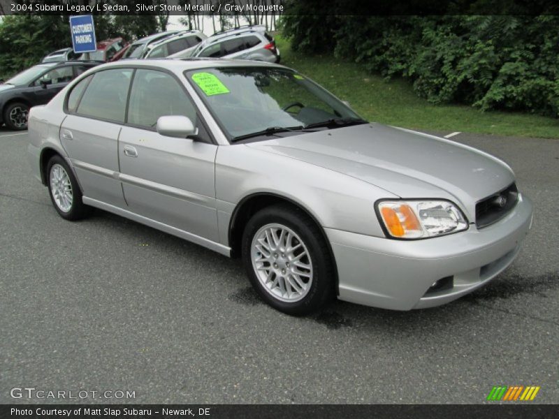 Silver Stone Metallic / Gray Moquette 2004 Subaru Legacy L Sedan