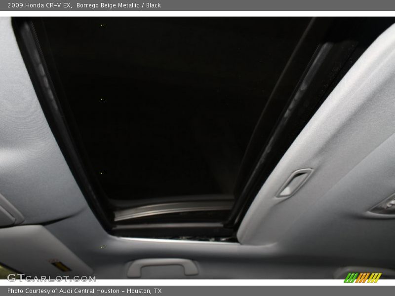 Borrego Beige Metallic / Black 2009 Honda CR-V EX