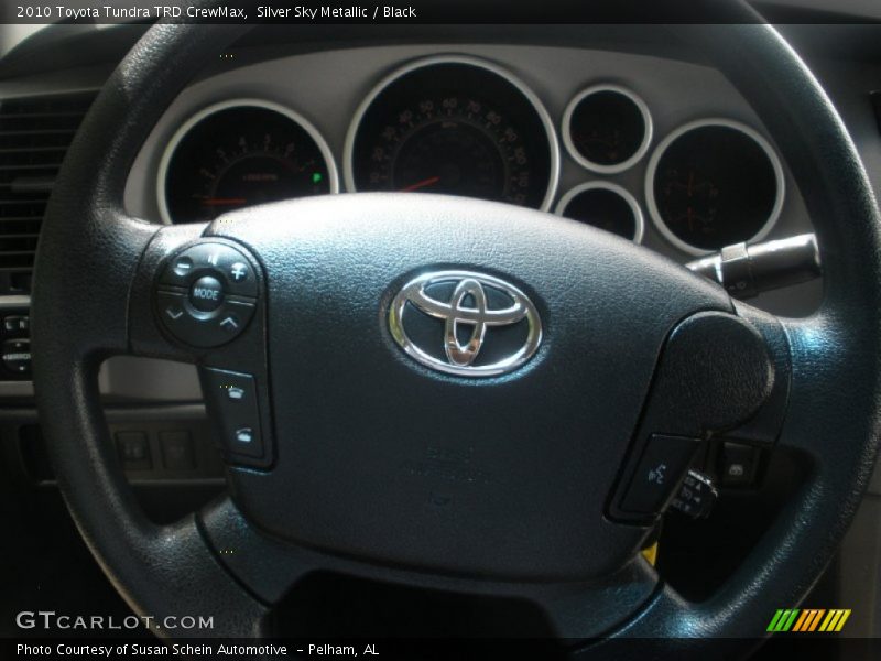 Silver Sky Metallic / Black 2010 Toyota Tundra TRD CrewMax