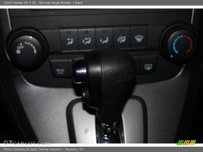 Borrego Beige Metallic / Black 2009 Honda CR-V EX