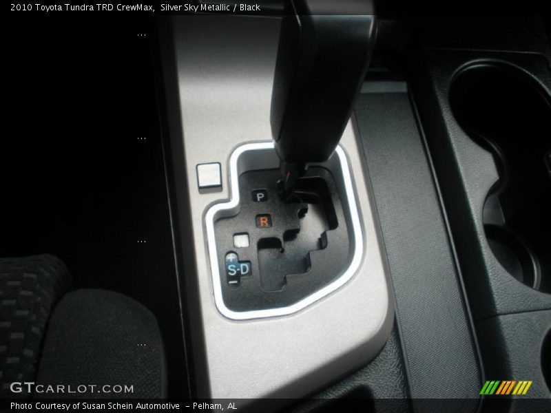 Silver Sky Metallic / Black 2010 Toyota Tundra TRD CrewMax