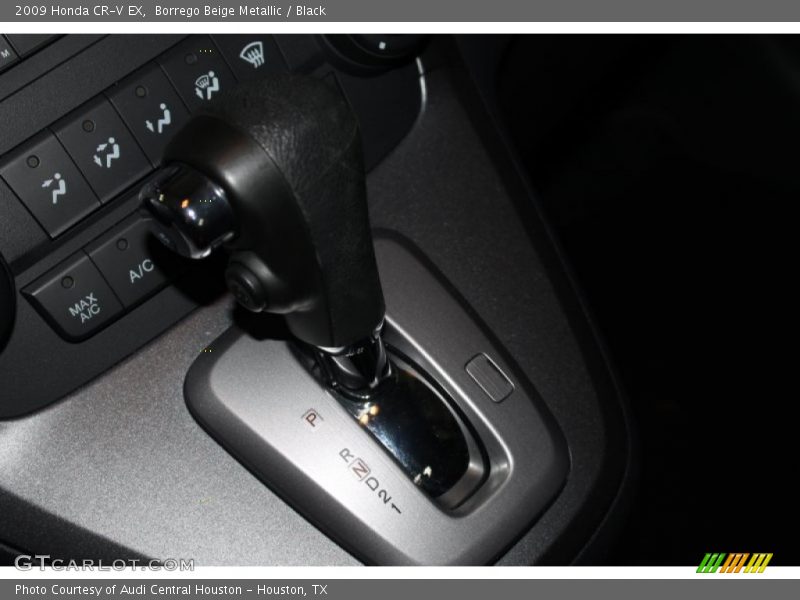 Borrego Beige Metallic / Black 2009 Honda CR-V EX