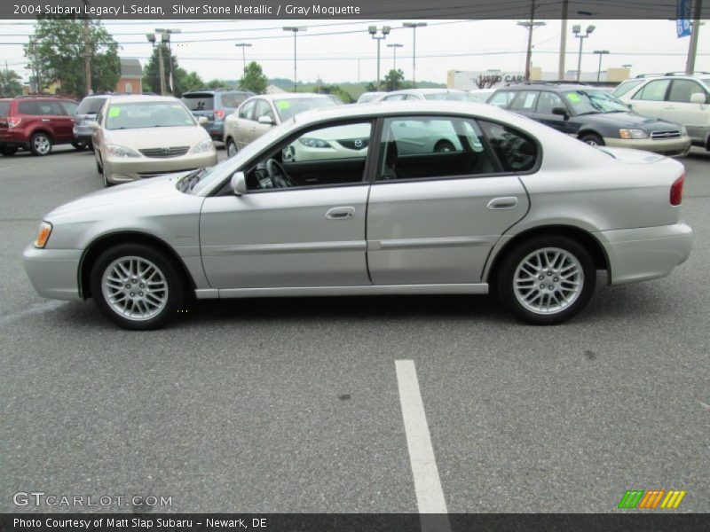 Silver Stone Metallic / Gray Moquette 2004 Subaru Legacy L Sedan