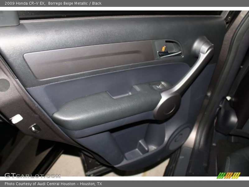 Borrego Beige Metallic / Black 2009 Honda CR-V EX