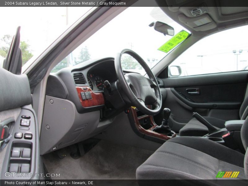 Silver Stone Metallic / Gray Moquette 2004 Subaru Legacy L Sedan