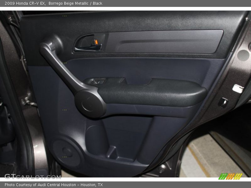 Borrego Beige Metallic / Black 2009 Honda CR-V EX