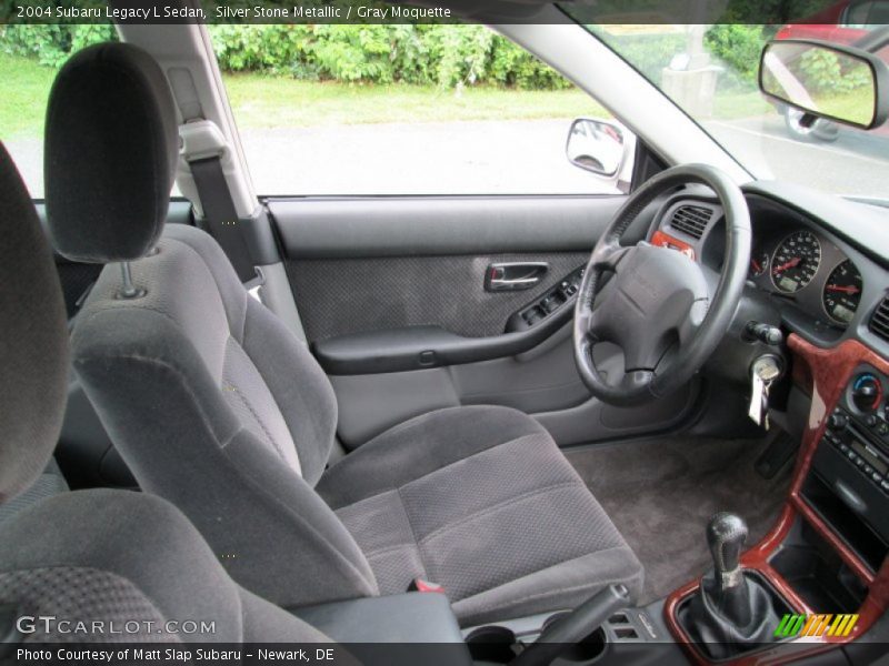 Silver Stone Metallic / Gray Moquette 2004 Subaru Legacy L Sedan