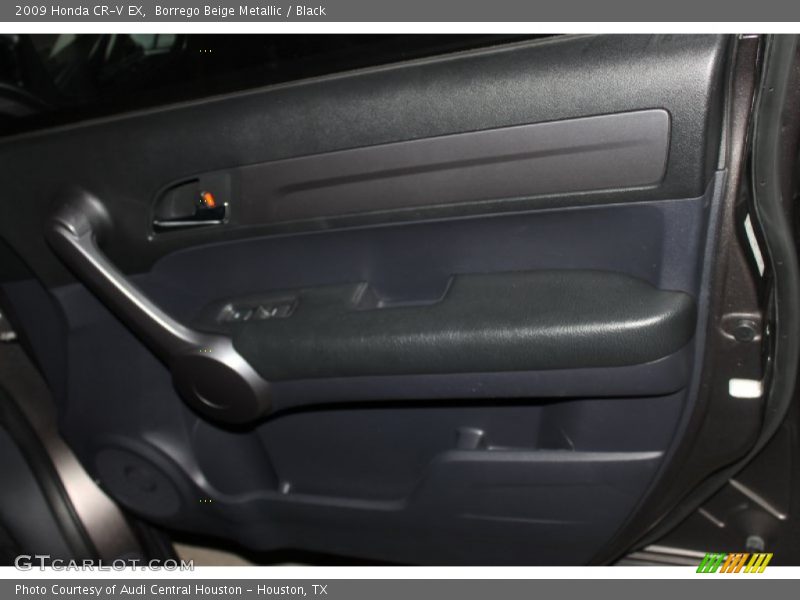 Borrego Beige Metallic / Black 2009 Honda CR-V EX