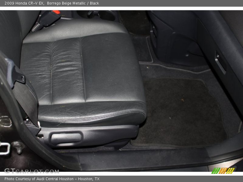 Borrego Beige Metallic / Black 2009 Honda CR-V EX