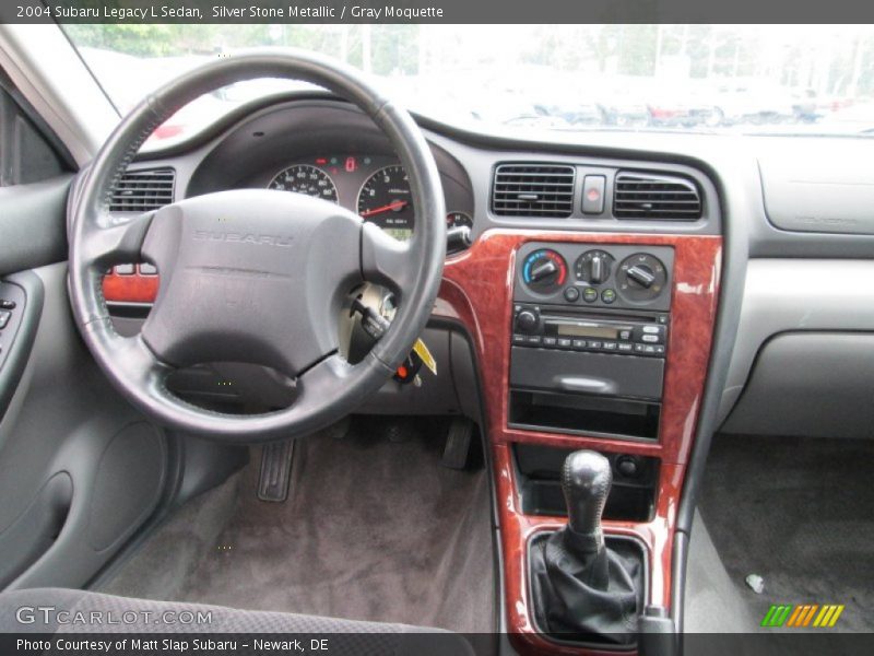 Silver Stone Metallic / Gray Moquette 2004 Subaru Legacy L Sedan