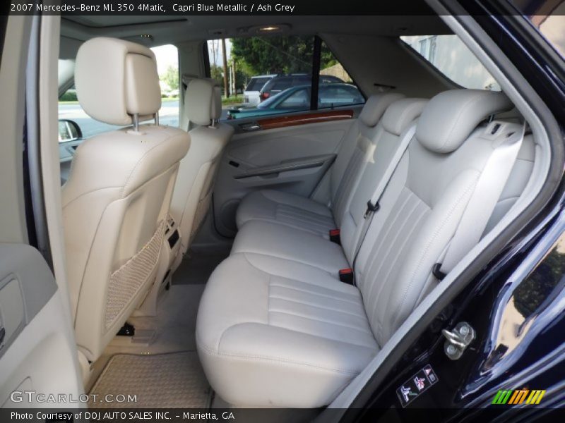 Capri Blue Metallic / Ash Grey 2007 Mercedes-Benz ML 350 4Matic