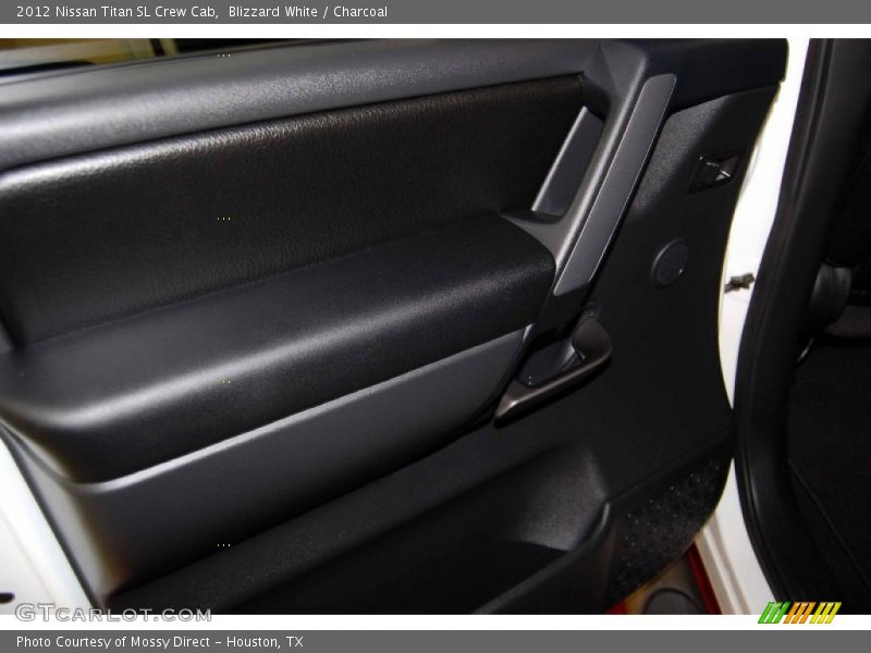 Blizzard White / Charcoal 2012 Nissan Titan SL Crew Cab