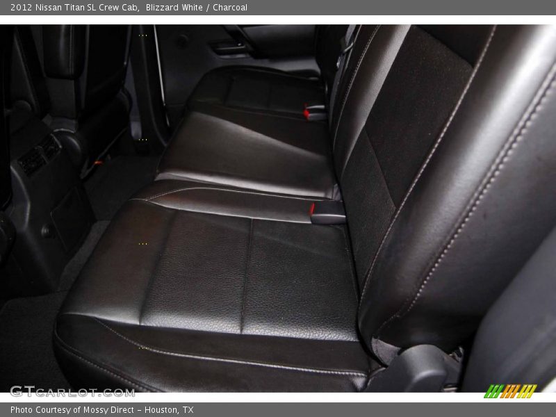 Blizzard White / Charcoal 2012 Nissan Titan SL Crew Cab