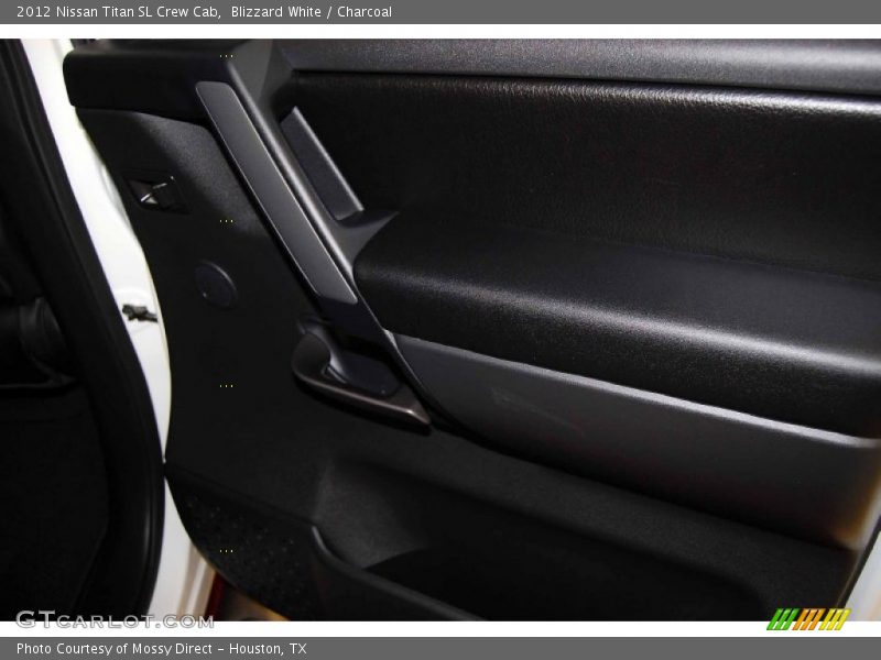 Blizzard White / Charcoal 2012 Nissan Titan SL Crew Cab