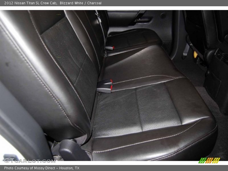 Blizzard White / Charcoal 2012 Nissan Titan SL Crew Cab