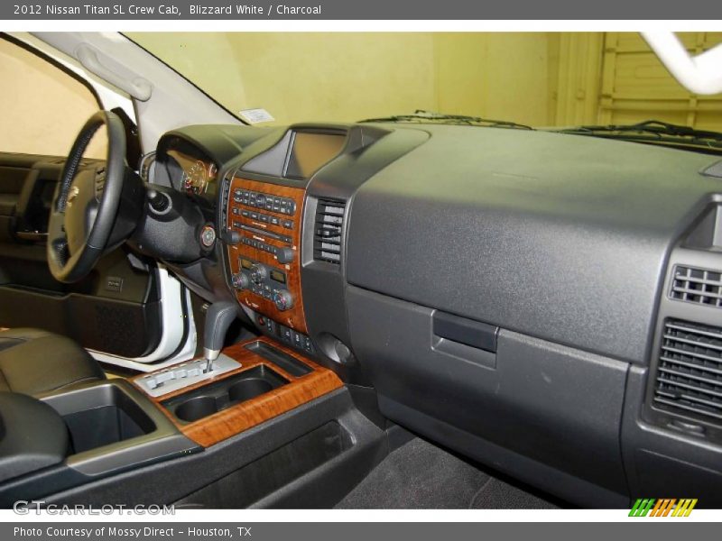 Blizzard White / Charcoal 2012 Nissan Titan SL Crew Cab
