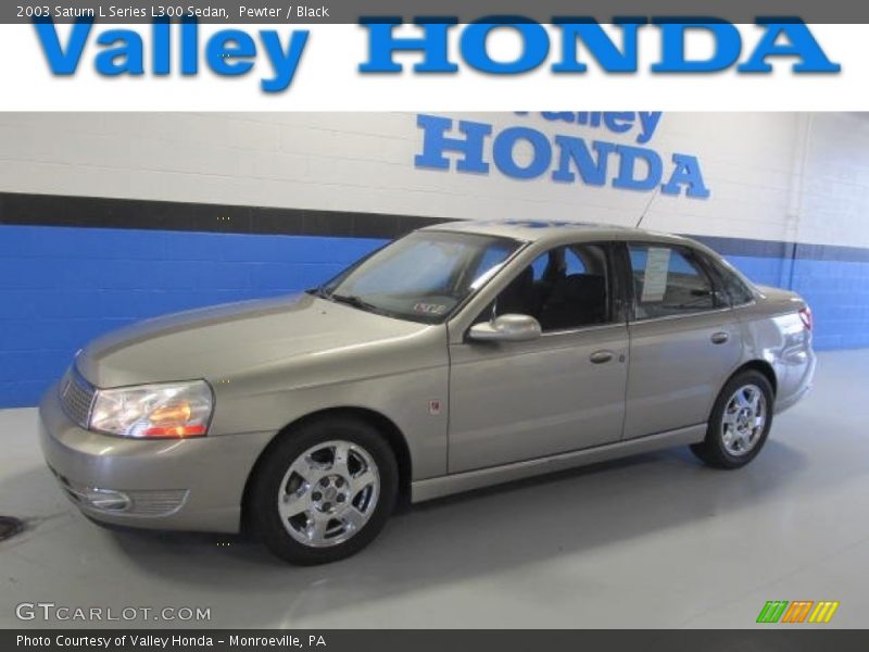 Pewter / Black 2003 Saturn L Series L300 Sedan