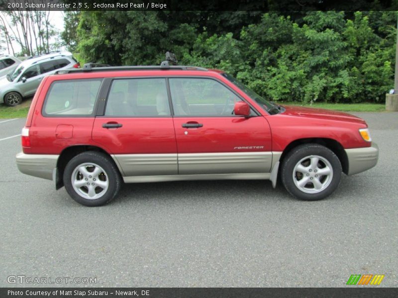 Sedona Red Pearl / Beige 2001 Subaru Forester 2.5 S