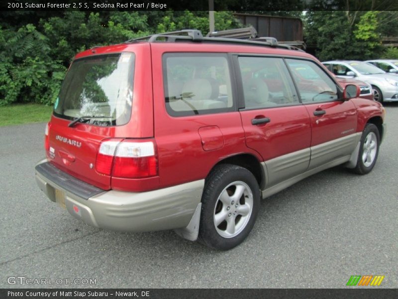 Sedona Red Pearl / Beige 2001 Subaru Forester 2.5 S