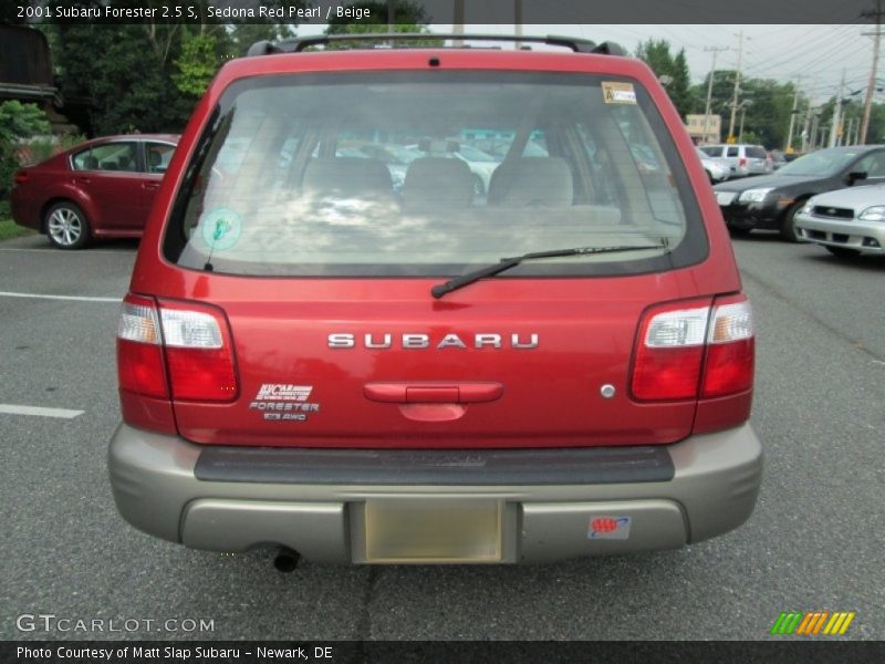 Sedona Red Pearl / Beige 2001 Subaru Forester 2.5 S