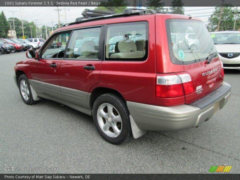 Sedona Red Pearl / Beige 2001 Subaru Forester 2.5 S